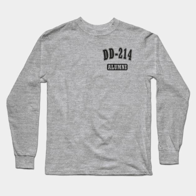 DD214 Alumni Long Sleeve T-Shirt by Etopix